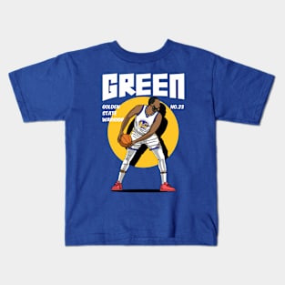 Draymond Green Comic Style Art Kids T-Shirt